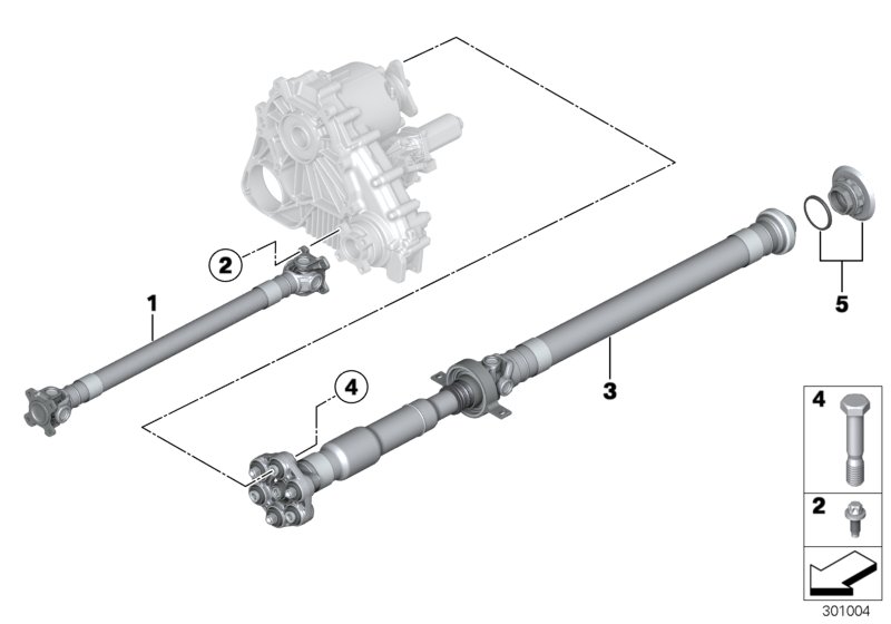 4-wheel drive shaft/Insert nut