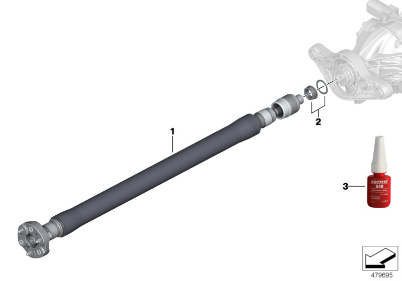 Propeller shaft CFRP