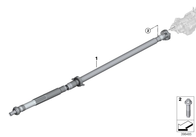 Drive shaft, 4-wheel