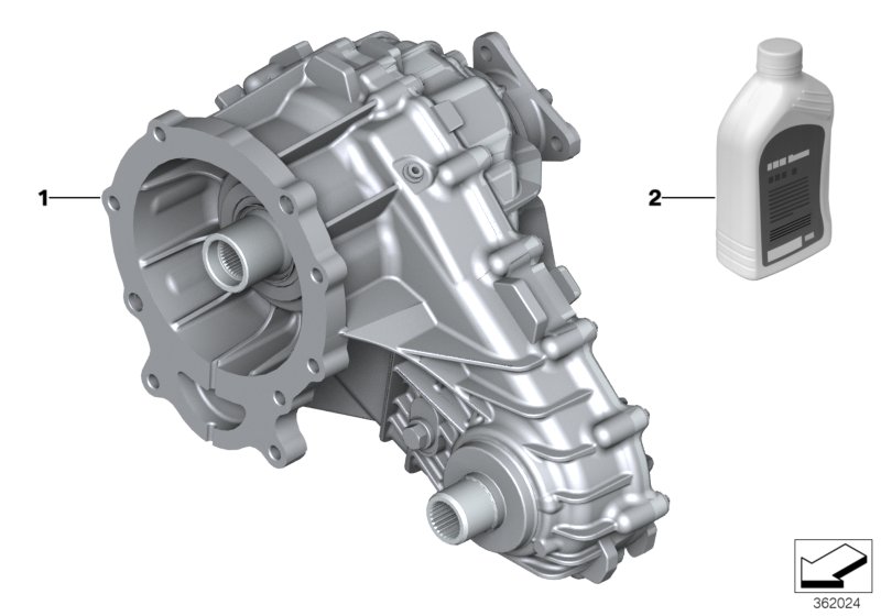 Transfer case LWX 500