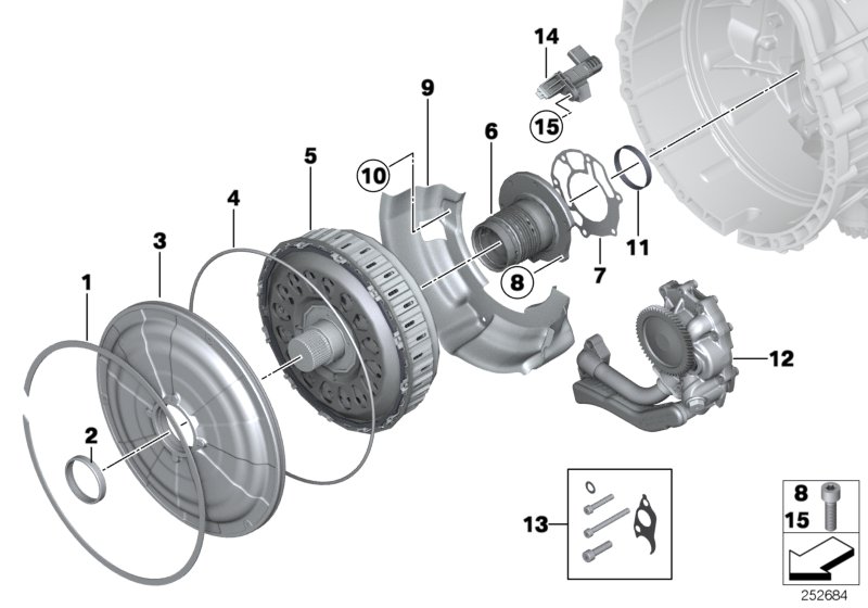 GS7D36SG twin clutch / drive
