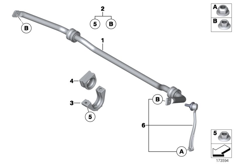 Stabilizer, front
