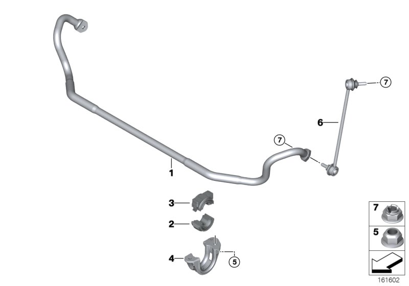 Stabilizer, front
