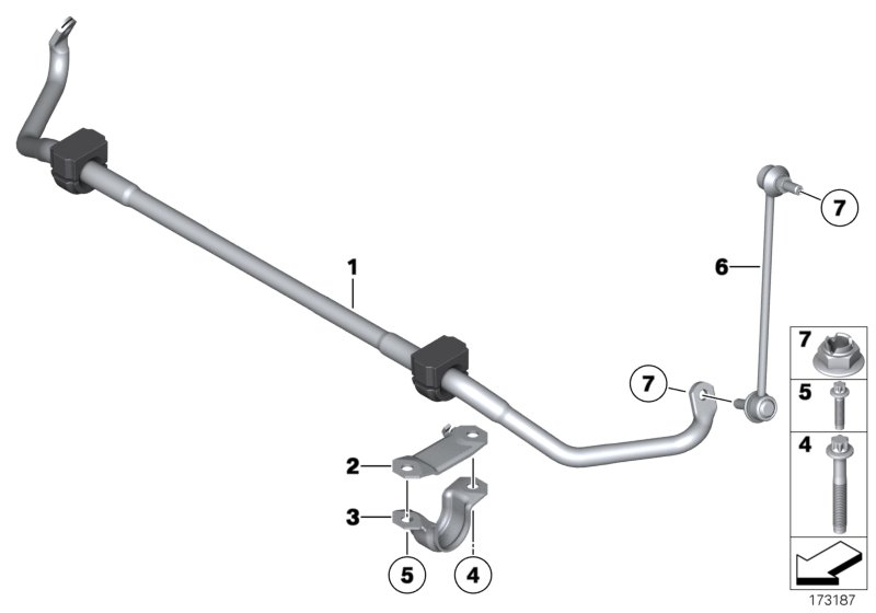 Stabilizer, front