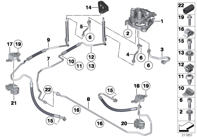 Valve block and add-on parts/Dyn.Drive