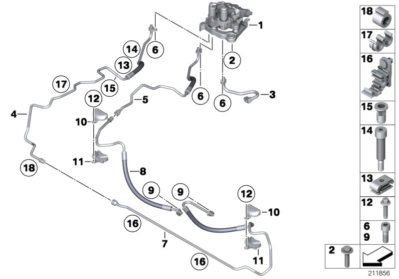 Valve block and add-on parts/Dyn.Drive