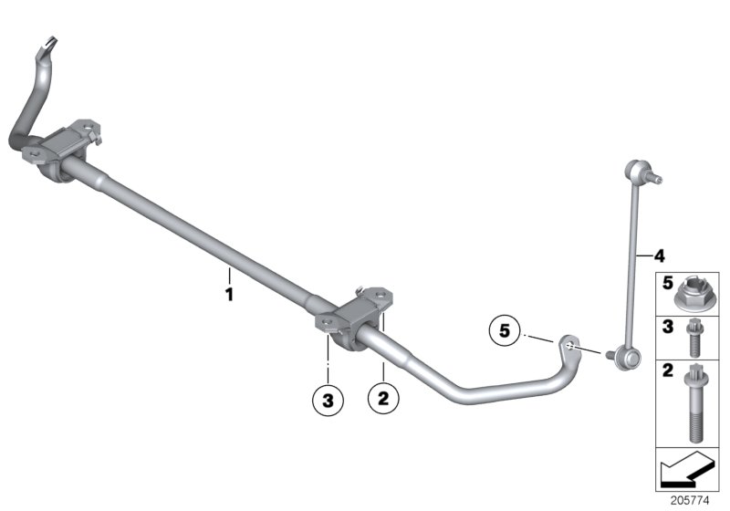 Stabilizer, front