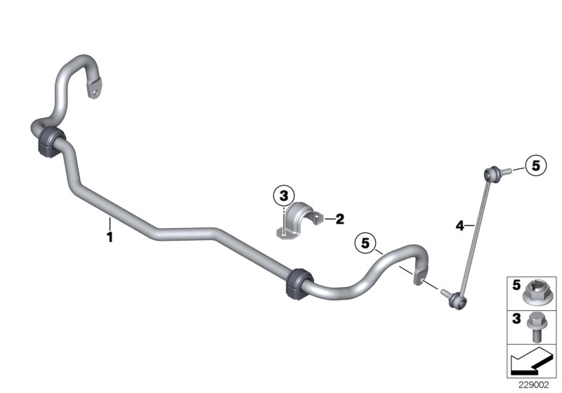 Stabilizer, front