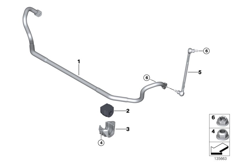 Stabilizer, front