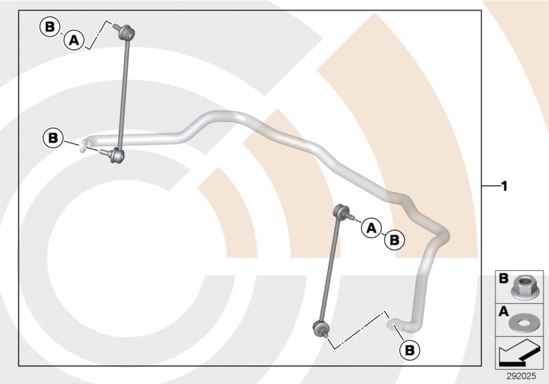 Repair kit, anti-roll bar links