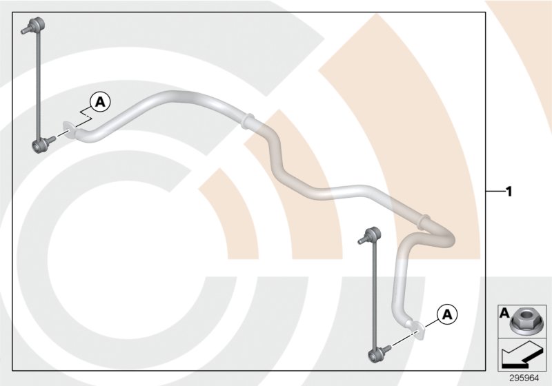 Repair kit, anti-roll bar links
