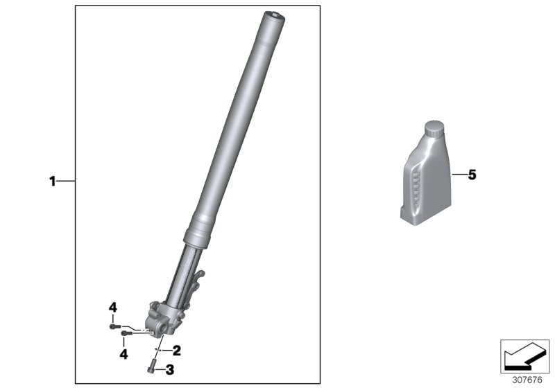 Telescope fork