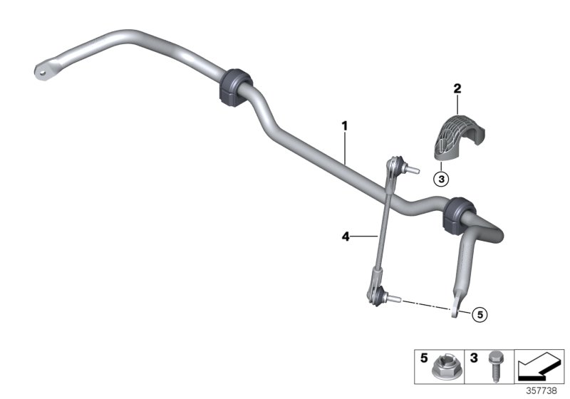 Stabilizer, front