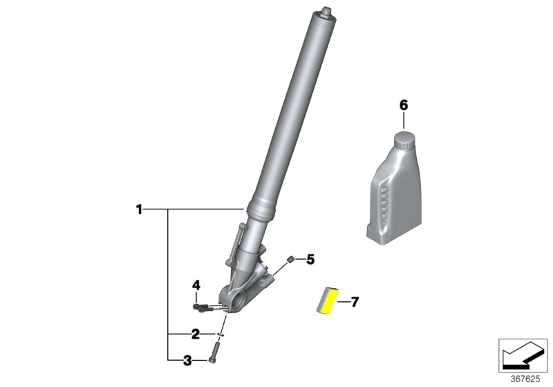 Telescope fork