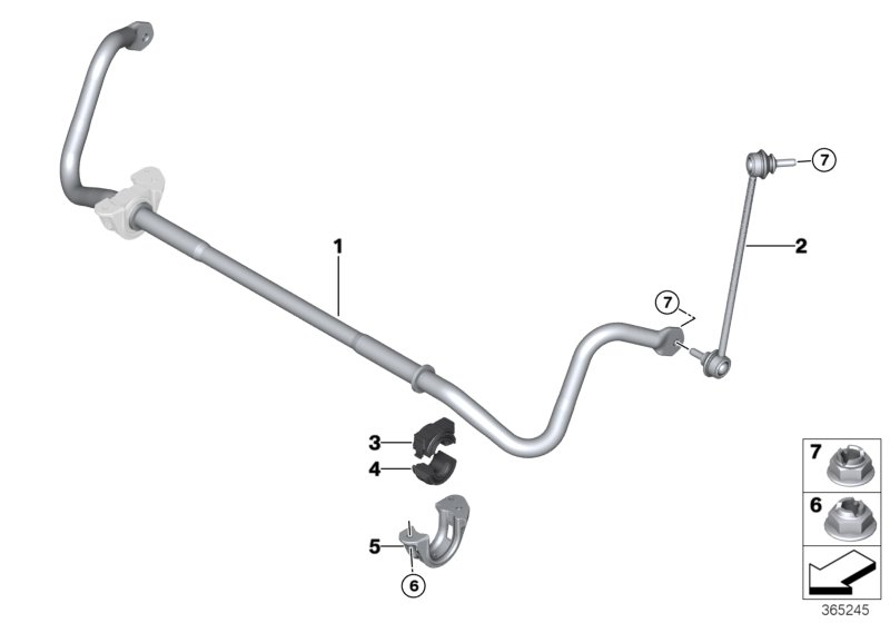 Stabilizer, front