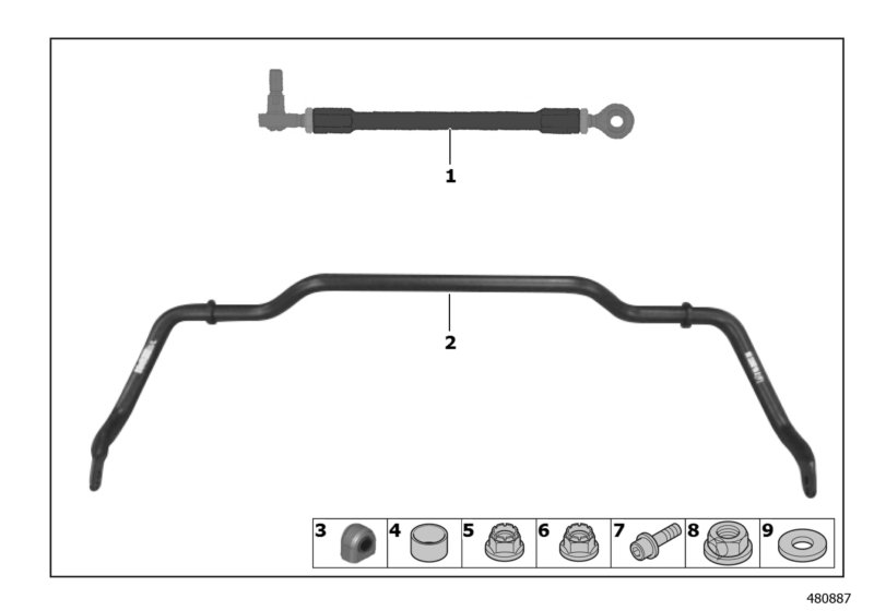 Stabilizer, front
