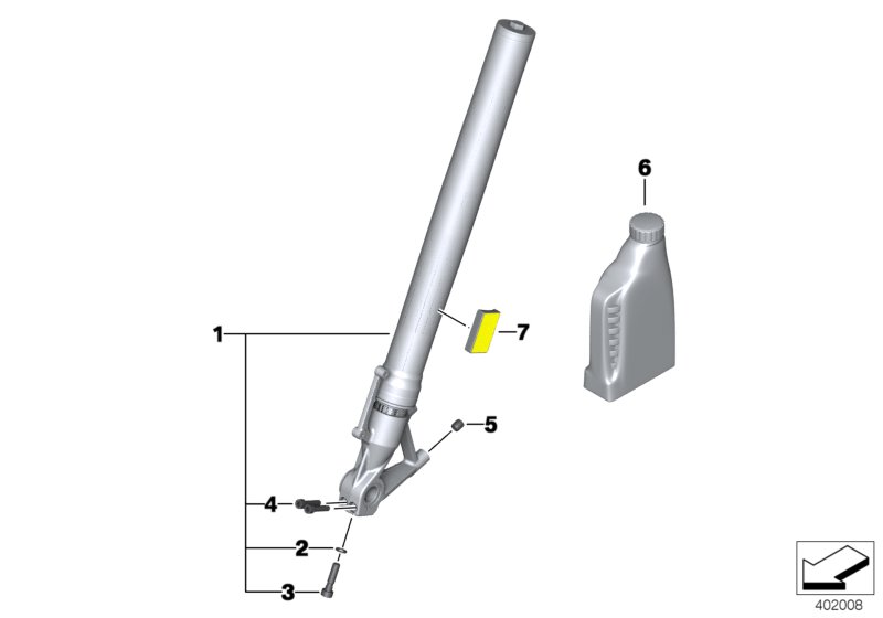 Telescope fork