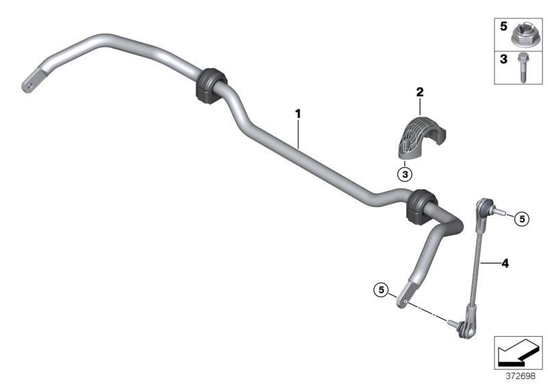 Stabilizer, front
