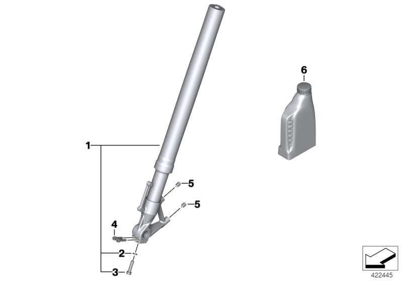 Telescope fork