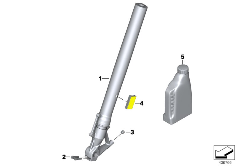 Fork leg