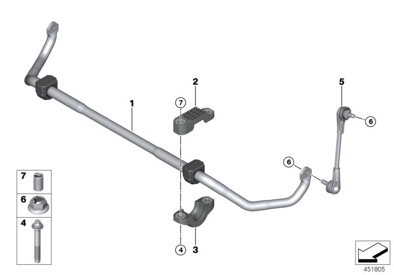 Stabilizer, front