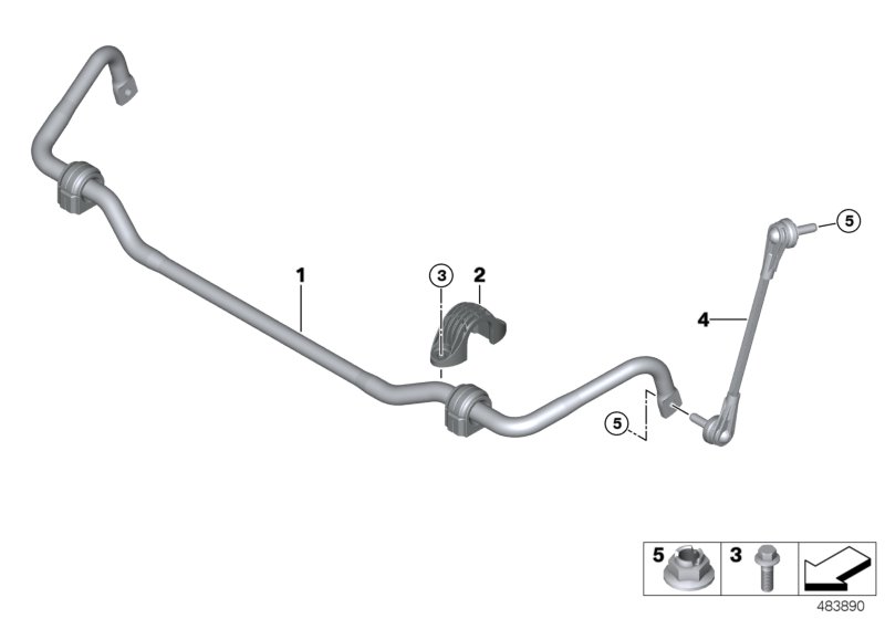 Stabilizer, front