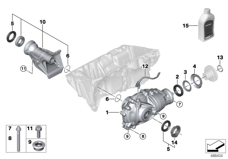 Final drive (front axle)