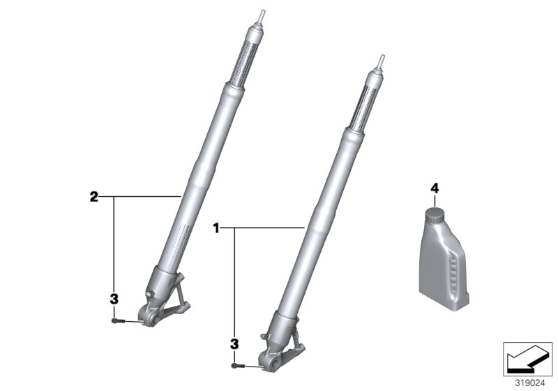 Fork leg