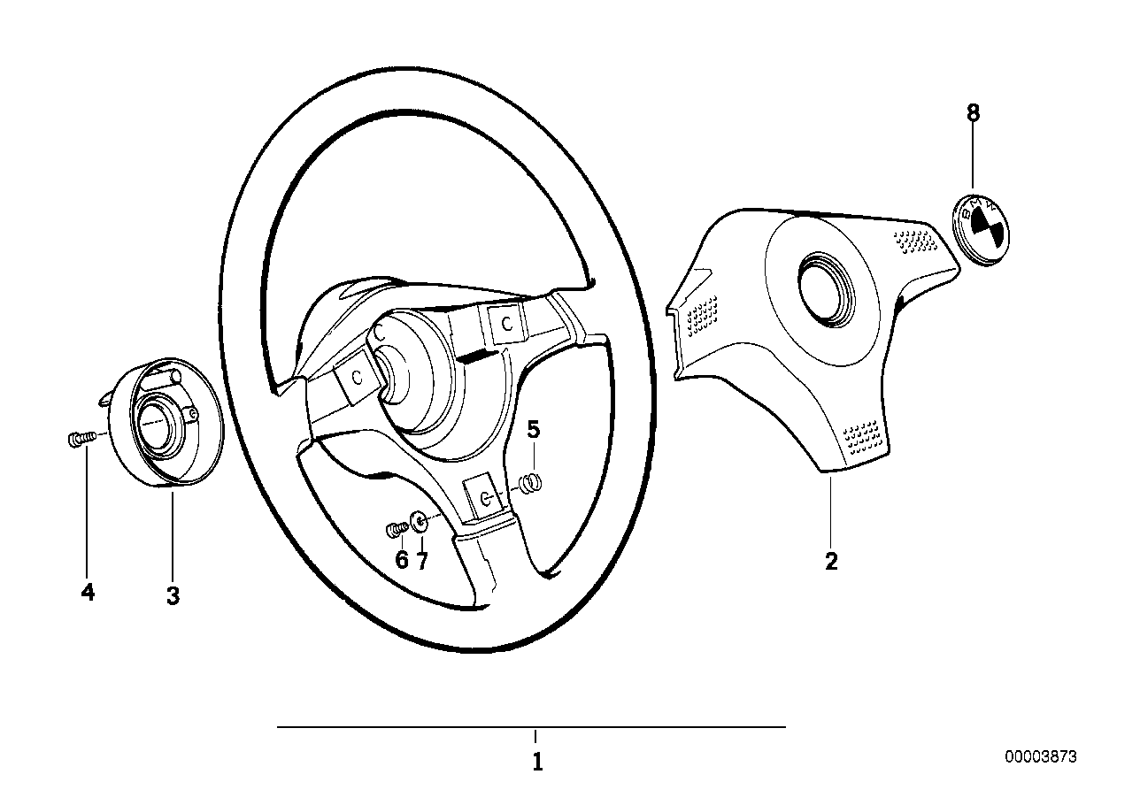 Sports steering wheel