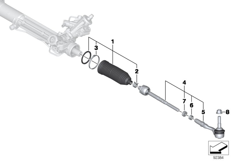 Steering linkage/tie rods