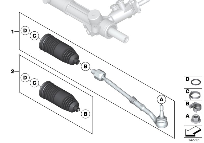 Steering linkage/tie rods