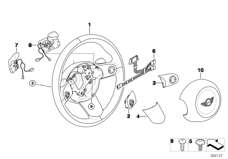 Airbag sports st.whl multif. Steptronic