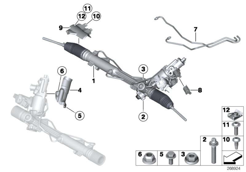 Hydro steering box-Active steering (AFS)