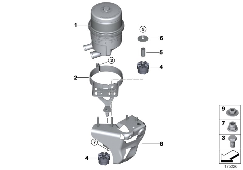Oil reservoir/components/Active steering