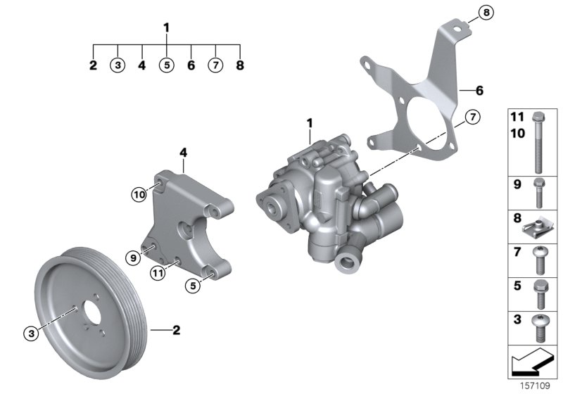 Power steering pump