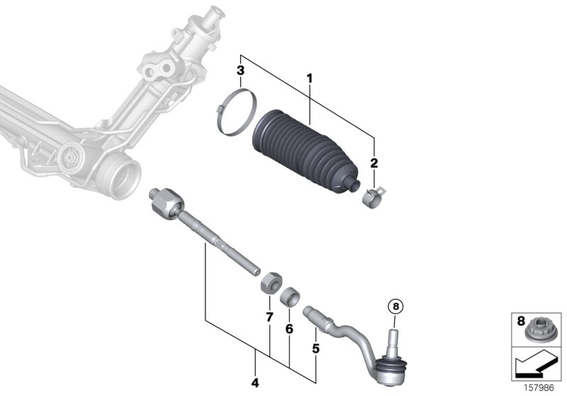 Steering linkage/tie rods