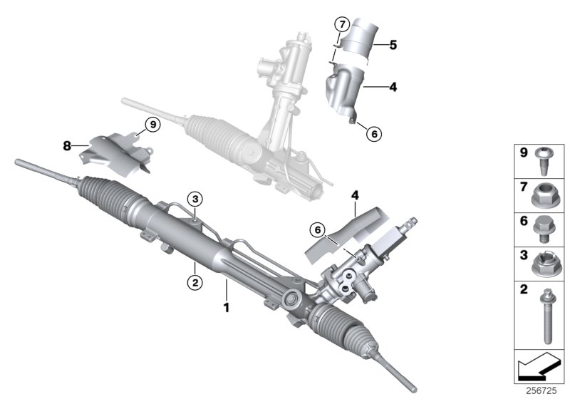 Hydro steering box