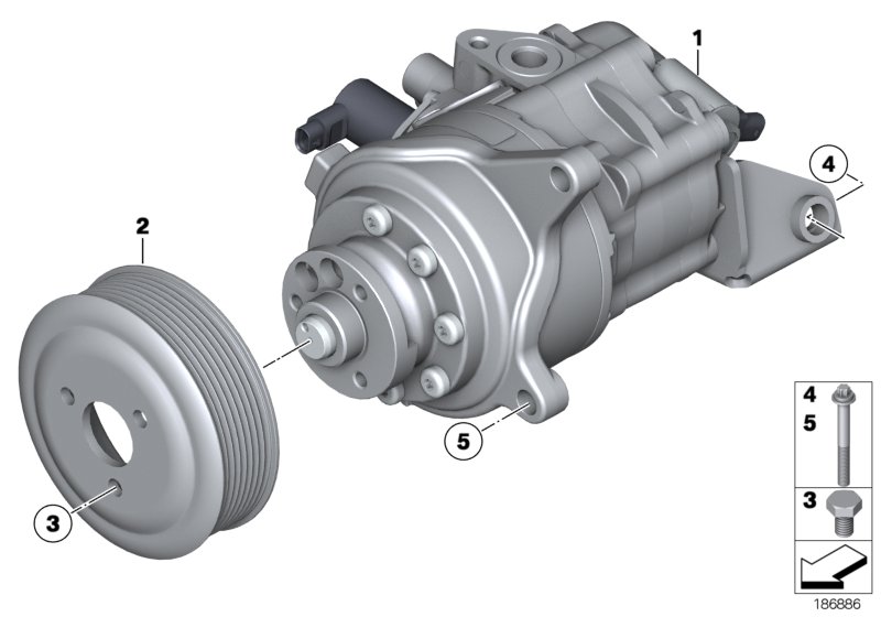 Power steering pump/Dynamic Drive