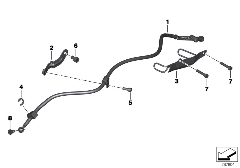 Cable, parking brake