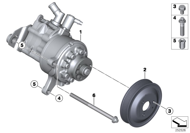 Power steering pump/Dynamic Drive