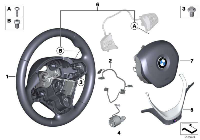 M sports strng whl,airbag,multifunction