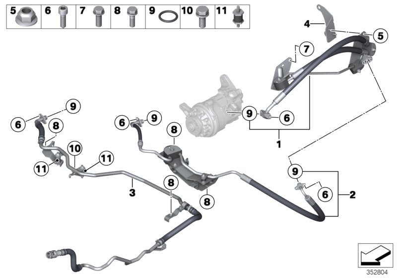 Oil lines / Adaptive Drive