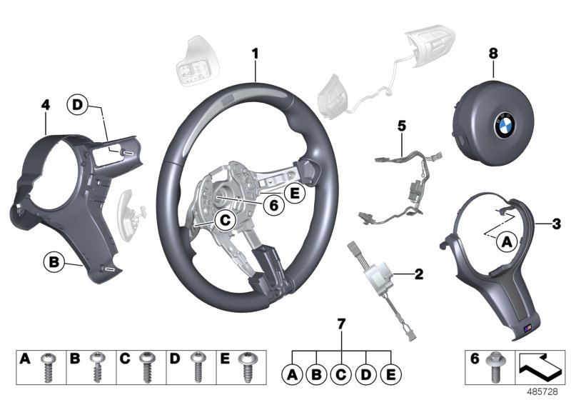 M Performance steering wheel