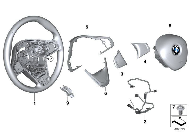 Airbag sports steering wheel