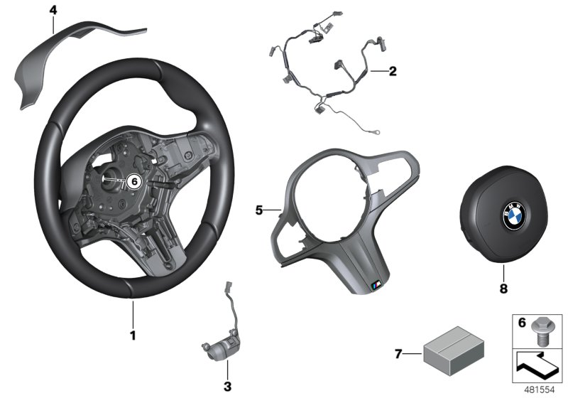 M sports strng whl,airbag,multifunction