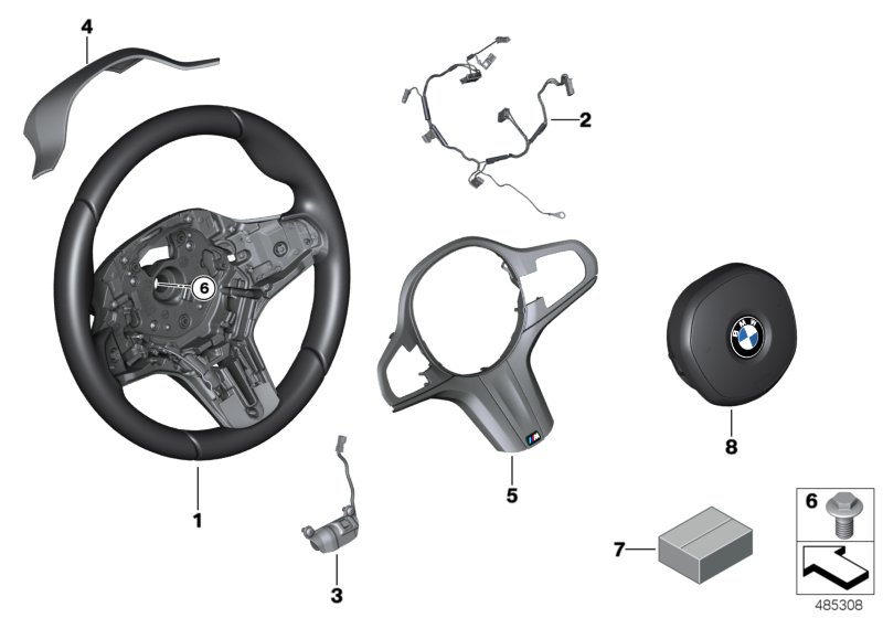 M sports strng whl,airbag,multifunction