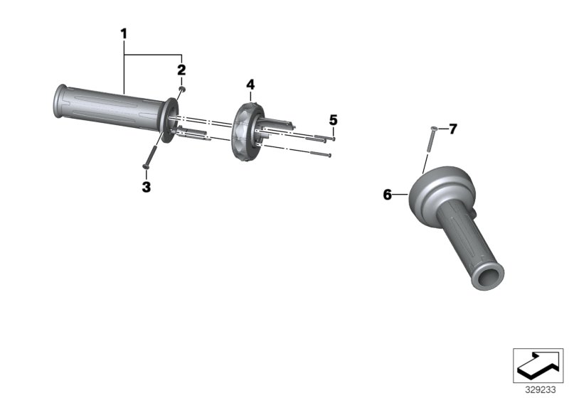 Handlebar grips / multi-controller