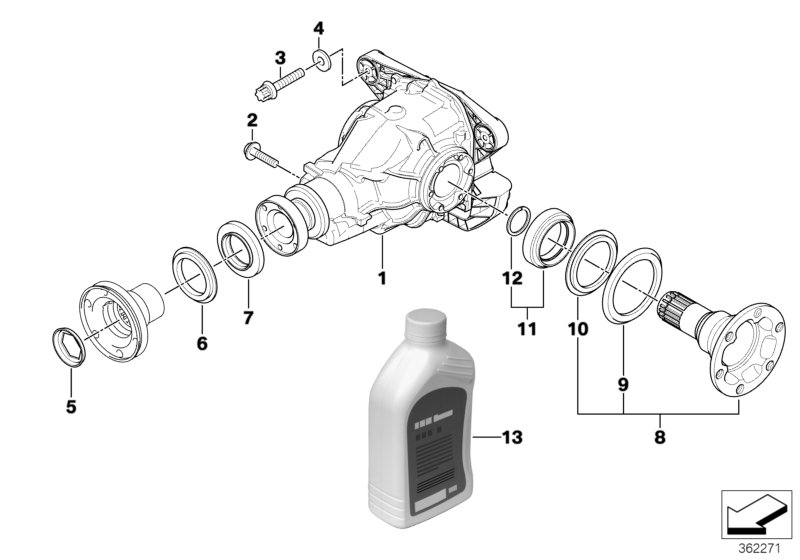Differential-drive/output