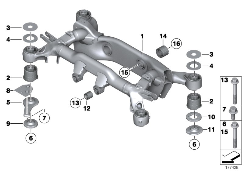 Rear axle carrier