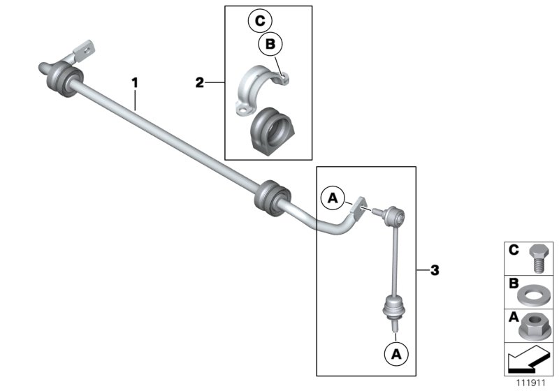 Stabilizer, rear